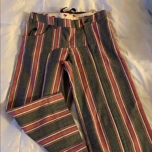 L.A.M.B. Brand cropped wide leg pants. Sz 2